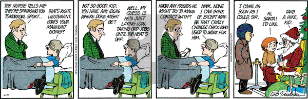 Doonesbury on Saturday April 11, 2015 Comic Strip