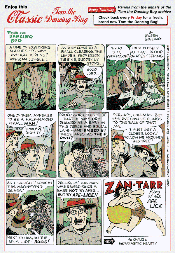 Tom the Dancing Bug on Thursday February 7, 2013 Comic Strip