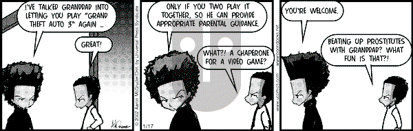 The Boondocks - Thursday August 20, 2009 Comic Strip