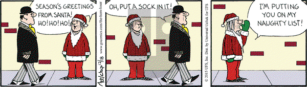 The Born Loser on Friday December 18, 2015 Comic Strip