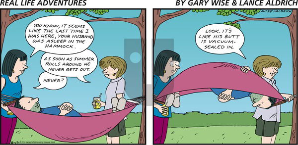 Real Life Adventures on Sunday August 10, 2014 Comic Strip