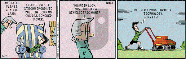 Grand Avenue on Thursday August 17, 2023 Comic Strip