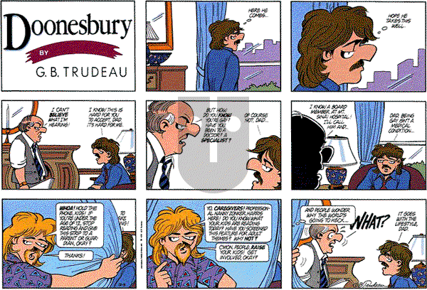 Doonesbury on Sunday December 5, 1993 Comic Strip