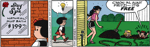 Nancy - Wednesday September 26, 2012 Comic Strip