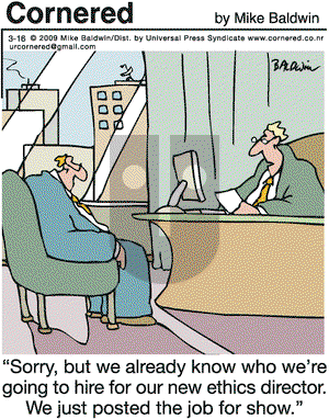 Cornered on Monday March 16, 2009 Comic Strip