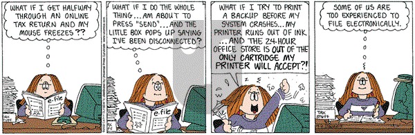 Cathy Classics on Saturday April 6, 2002 Comic Strip