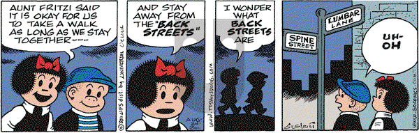 Nancy on Wednesday August 24, 2016 Comic Strip