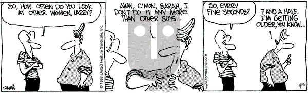 The Buckets on Wednesday July 15, 1998 Comic Strip