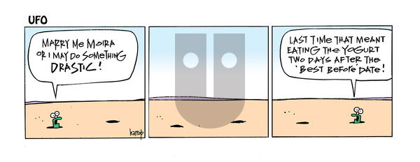 UFO - Wednesday April 10, 2024 Comic Strip