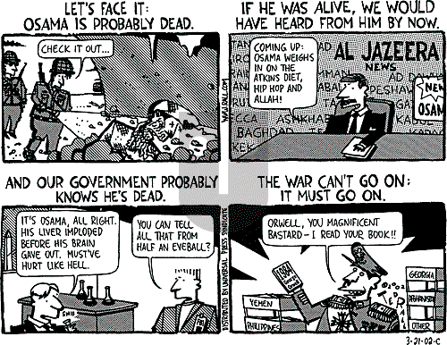 Ted Rall on Monday March 25, 2002 Comic Strip