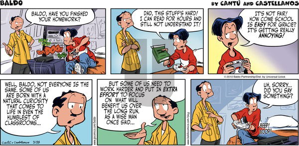 Baldo on Sunday March 28, 2010 Comic Strip