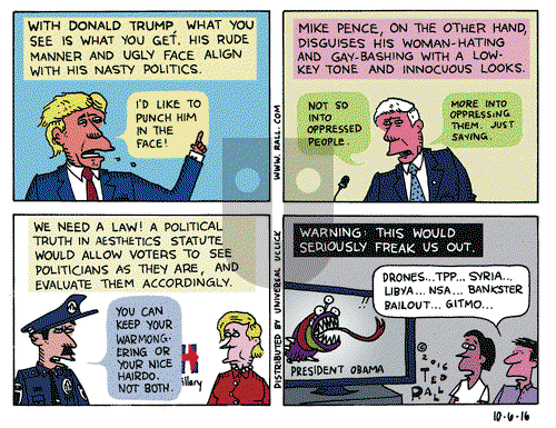 Ted Rall on Thursday October 6, 2016 Comic Strip