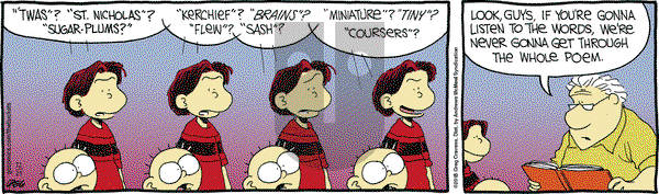 The Buckets on Monday December 24, 2018 Comic Strip