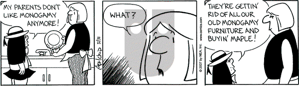 The Born Loser on Thursday May 31, 2007 Comic Strip