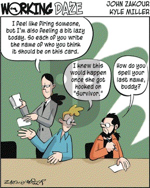 Working Daze on Thursday November 6, 2003 Comic Strip