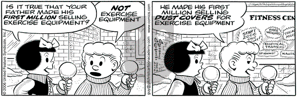 Nancy on Friday January 6, 2006 Comic Strip