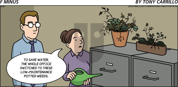 F Minus on Sunday July 15, 2018 Comic Strip