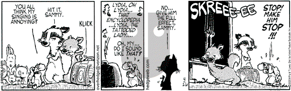 Over the Hedge on Tuesday April 26, 2005 Comic Strip