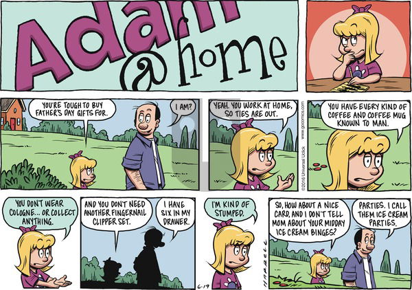 Adam@Home on Sunday June 19, 2016 Comic Strip