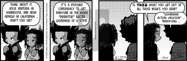 The Boondocks on Monday July 18, 2011 Comic Strip