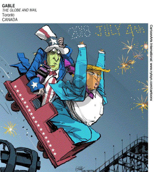 ViewsAmerica on Friday July 6, 2018 Comic Strip