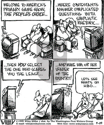 Non Sequitur on Wednesday September 29, 1999 Comic Strip