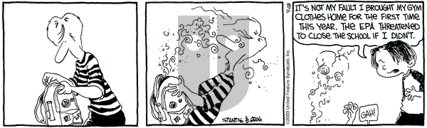 The Buckets on Tuesday April 8, 2003 Comic Strip