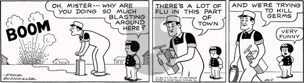 Nancy on Thursday January 2, 1969 Comic Strip
