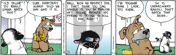 Get Fuzzy on Monday May 13, 2013 Comic Strip
