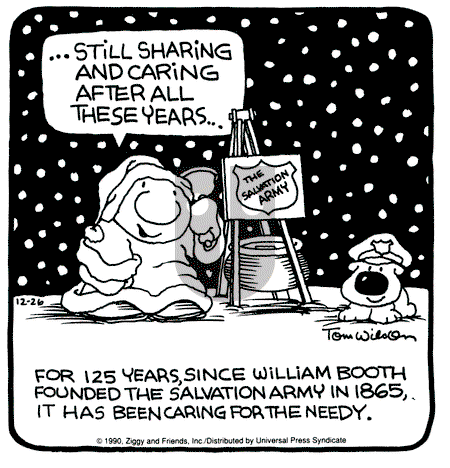 Ziggy - Wednesday December 26, 1990 Comic Strip