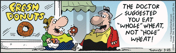 Frank and Ernest on Saturday March 28, 2015 Comic Strip