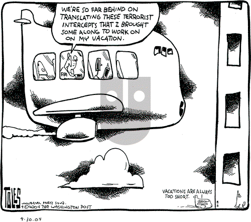 Tom Toles on Thursday September 30, 2004 Comic Strip