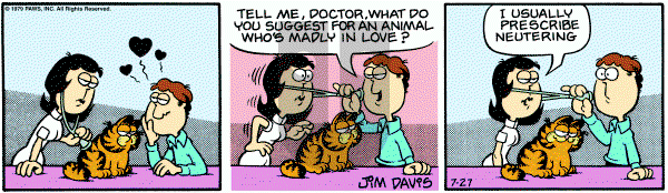 Garfield on Friday July 27, 1979 Comic Strip