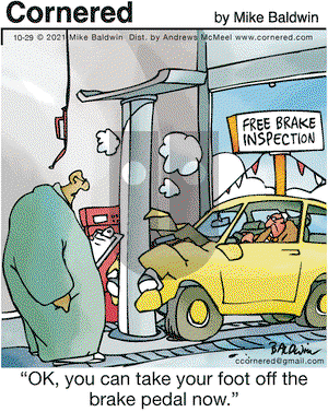 Cornered on Friday October 29, 2021 Comic Strip