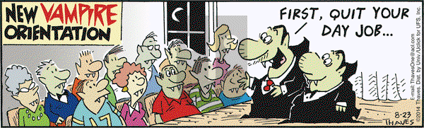 Frank and Ernest on Saturday August 23, 2014 Comic Strip