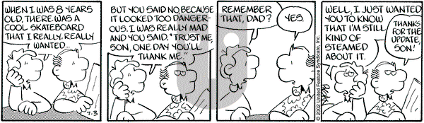 Drabble on Wednesday July 3, 2002 Comic Strip