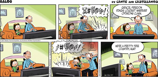 Baldo on Sunday December 31, 2017 Comic Strip