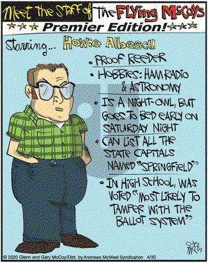 The Flying McCoys on Thursday April 30, 2020 Comic Strip