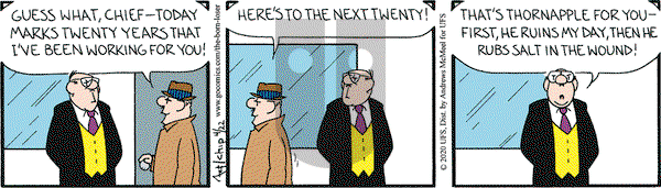 The Born Loser on Wednesday April 22, 2020 Comic Strip