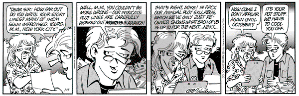 Doonesbury on Tuesday January 7, 1997 Comic Strip
