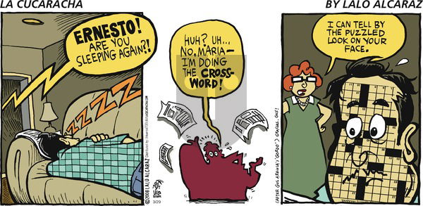 La Cucaracha on Sunday March 29, 2015 Comic Strip