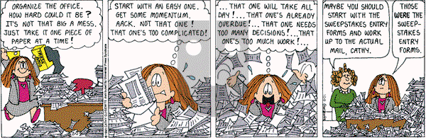 Cathy Classics on Wednesday November 29, 2000 Comic Strip