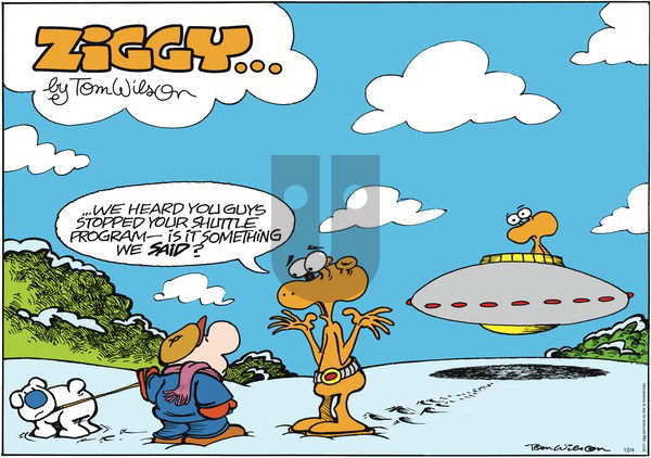 Ziggy on Sunday December 4, 2011 Comic Strip