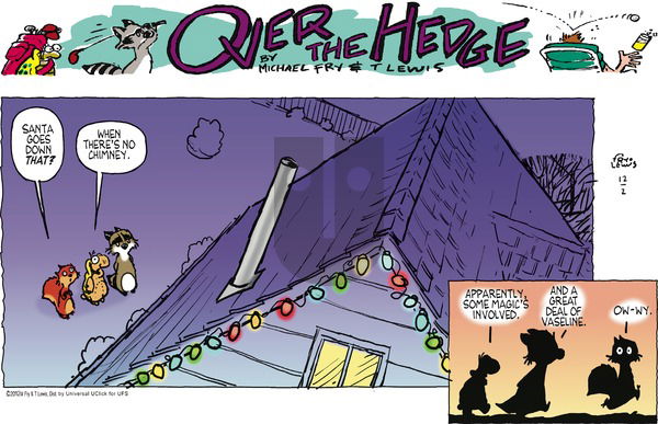 Over the Hedge on Sunday December 2, 2012 Comic Strip