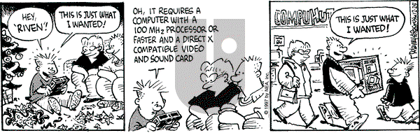 Betty on Thursday December 25, 1997 Comic Strip