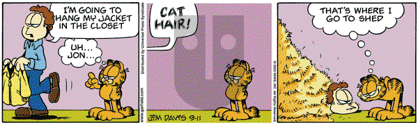 Garfield on Thursday September 11, 2003 Comic Strip