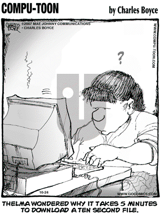 Compu-toon on Tuesday October 23, 2007 Comic Strip