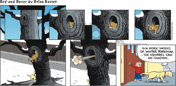 Red and Rover on Sunday February 2, 2014 Comic Strip