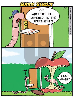 Sunny Street on Wednesday March 26, 2014 Comic Strip