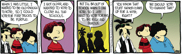The Buckets on Saturday September 8, 2018 Comic Strip